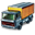 DAF Tipper Container Truck Icon 32x32 png